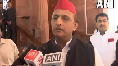 India News |  Samajwadi Party Chief Akhilesh Yadav Slams BJP's Waqf Bill, Labels It a 'Conspiracy'