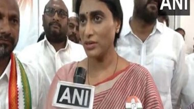 India News | BJP Murdered Aspirations of Muslims: Congress' YS Sharmila Condemns Passage of Waqf Amendment Bill in Lok Sabha