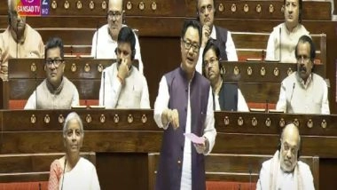 India News | Opposition Trying to Mislead People on Waqf Amendment Bill, Will Benefit Crores of Muslims: Rijiju in Rajya Sabha