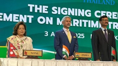 World News | BIMSTEC Summit: Nepal Foreign Affairs Minister, Member Countries Sign Agreement on Maritime Transport Cooperation