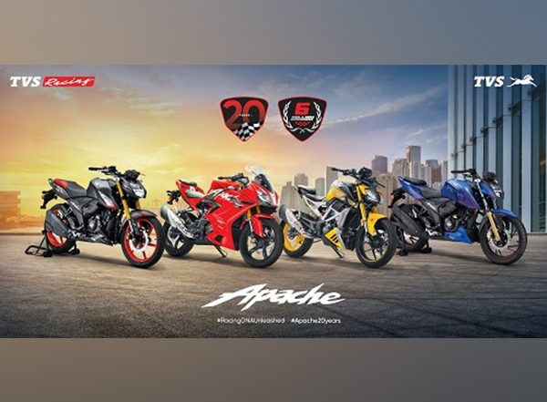 Business News | TVS Apache: 6 Million Strong and 20 Years of Racing Legacy