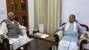 India News | Karnataka CM Siddaramaiah Meets Congress President Mallikarjun Kharge in Delhi