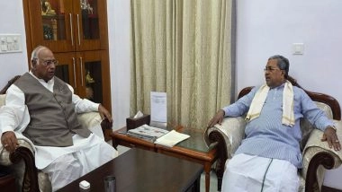 India News | Karnataka CM Siddaramaiah Meets Congress President Mallikarjun Kharge in Delhi