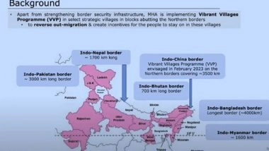 Business News | Vibrant Border Villages Programme 2.0 Approved with Total Outlay of Rs 6,839 Crore