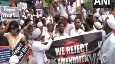 India News | Bengal: Muslim Outfits Protest Against Waqf Amendment Bill in Kolkata