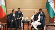 World News | PM Modi Meets Myanmar PM, Discusses Post-earthquake Situation