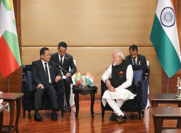 World News | PM Modi Meets Myanmar PM, Discusses Post-earthquake Situation