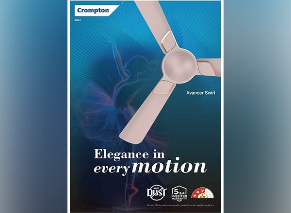 Business News | Elevate Your Space with the Crompton's 3-Star Energy Efficient, Avancer Swirl Ceiling Fan - a Perfect Combination of Aesthetics and Technology