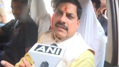 India News | MP: CM Yadav Offer Prayers at Pitambara Peeth Temple in Datia, Participates in Gratitude Program Held After Liquor Ban in Religious Cities