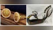 World News | PM Modi Gifts Brass Dokra Peacock Themed Boat to Thai PM, Silver-gold Cufflinks to Spouse of Thai PM