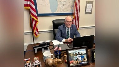 World News | US Lawmaker Backs Trump's New Tariffs, Pushes Bipartisan Bill to Revoke China's Trade Status