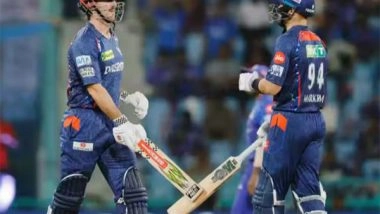 Sports News | Mitchell Marsh, Aiden Markram Power LSG to 203/8 Despite Hardik Pandya's Fifer