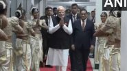 World News | PM Modi Arrives in Colombo, Six Top Sri Lankan Ministers Receive Him at Airport