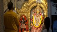 India News | Morning Aarti Held at Jhandewalan Temple on Eighth Day of Chaitra Navratri
