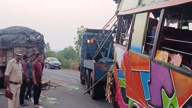 India News | Karnataka: Five Dead, 10 Injured After Van Collides with Parked Truck in Kalaburagi