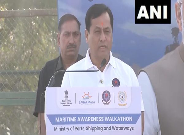 India News | Shipping Minister Sarbabanda Sonowal Flags off Maritime Awareness Walkathon on National Maritime Day