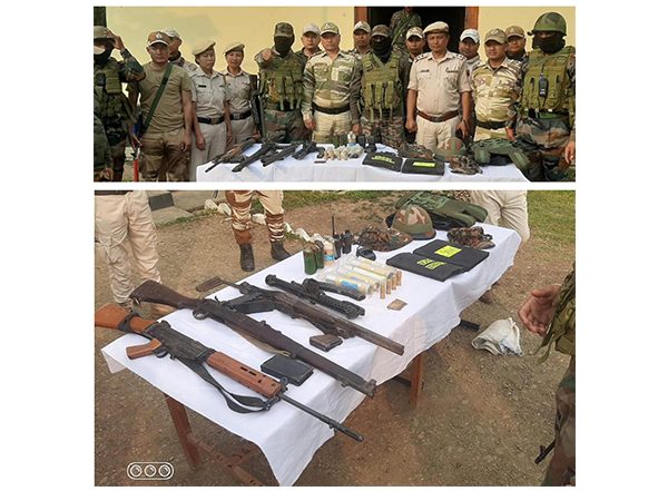 India News | Manipur: Security Forces Recover Cache of Arms, Ammunition from Various Districts
