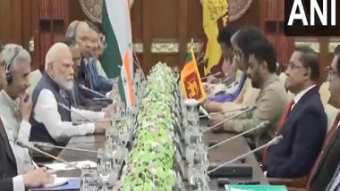 World News | PM Modi, Sri Lankan President Dissanayake Hold Delegation-level Talks