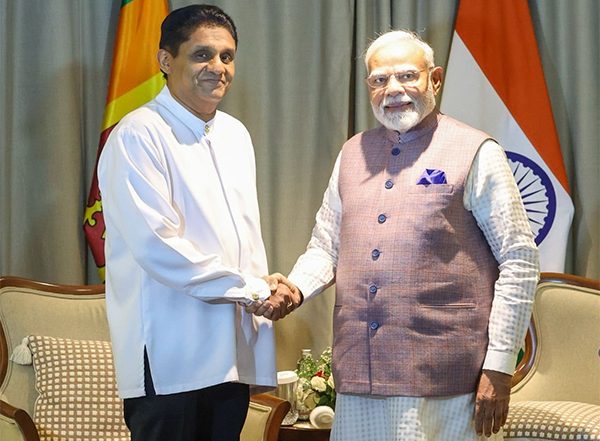 World News | PM Modi Meets Sri Lanka's Opposition Leader Premadasa, Appreciates His Commitment to Strengthening Ties