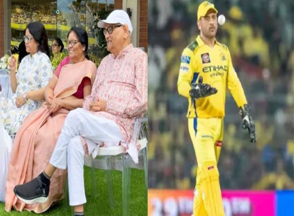 Entertainment News |  IPL 2025: MS Dhoni's Parents Spotted at Chepauk as CSK Faces Delhi Capitals