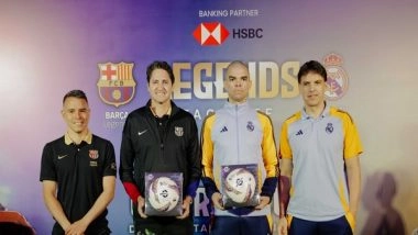 Sports News | Barcelona, Real Madrid Icons Gather in Mumbai for 'Legends Face-off'