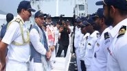 India News | Rajnath Singh Reviews Maritime Security Situation, Indian Navy's Operational Readiness in Karwar