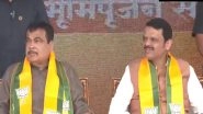 India News | Maharashtra CM Fadnavis, Union Minister Gadkari Attends BJP's Foundation Day Celebration in Nagpur
