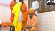 India News | UP CM Yogi Performs 'Kanya Pujan' at the Gorakhanth Temple, Says Devotion Towards 'Maatri Shakti' is Rooted in Indian Culture
