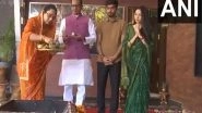 India News | Union Minister Shivraj Singh Chouhan, Family Perform Kanya Pujan on Ram Navami