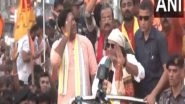 India News | WB: BJP's Sukanta Majumdar, Mithun Chakraborty Attend Ram Navami Shobha Yatra in Barasat