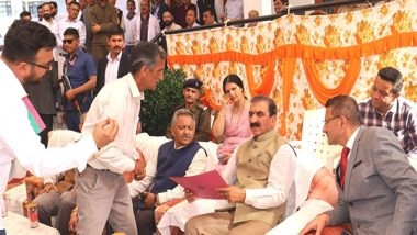 India News | Himachal Pradesh CM Listens to Public Grievances in Daro Deoria Village of Sirmaur District
