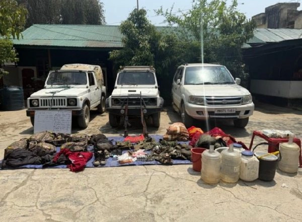India News | Manipur: Security Forces Seize Large Cache of Arms, Ammunition in Thoubal District