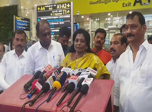 India News | BJP's Tamilisai Soundararajan Slams Stalin for Language-based Politics, Says 'he'll 'continue to Cry' in 2026'
