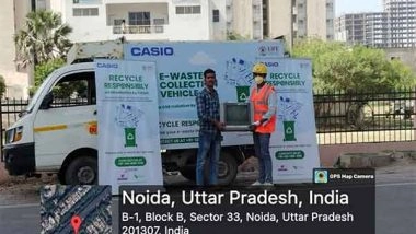 Business News | Casio India's Recycle Responsibly Campaign Collects 1800 KGs of E Waste in Delhi NCR Through Citizen Action