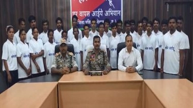 India News | 26 Maoists, Including 3 with Bounties, Surrender in Chhattisgarh's Dantewada