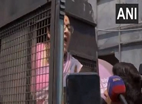 India News | West Bengal: BJP's Locket Chatterjee Detained During Protest over Teachers Job Scam