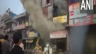 India News | Fire Breaks out at Shop in Uttar Pradesh's Noida