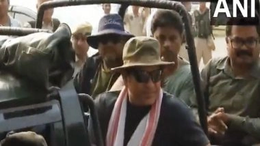 Sports News | Sachin Tendulkar Enjoys Jeep Safari at Kaziranga National Park