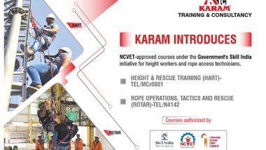 Business News | Telecom Sector Skill Council Signs MoU with KARAM Safety to Launch Specialized Training Programs in Height and Rescue Operations