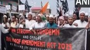 India News | Manipur: Muslim Community Holds Protest Against Waqf Amendment Act in Bishnupur