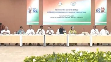 India News | Congress Passes Resolution on Sardar Vallabhbhai Patel at Gujarat CWC Meeting