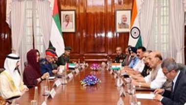 World News | Both India, UAE Committed to Work Towards Peace and Prosperity in Region: Rajnath Singh