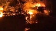 India News | Maharashtra: Fire Breaks out in Scrap Godown at Moshi Road in Pimpri Chinchwad