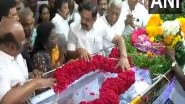 India News | Tamil Nadu Assembly LoP Palaniswami Pays Last Respects to Congress Leader Kumari Anantham