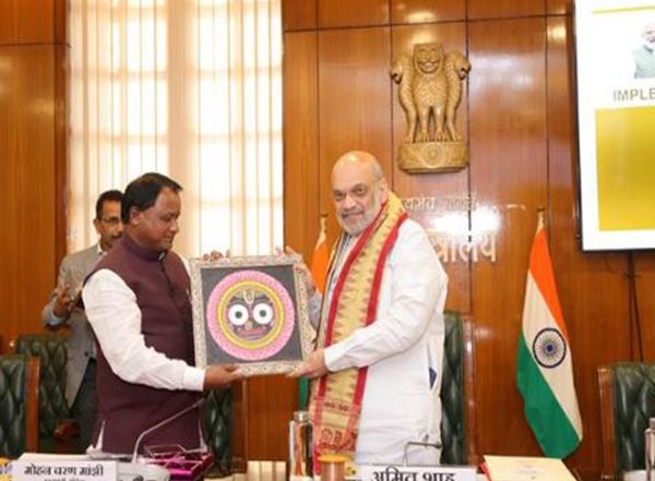 India News | Amit Shah Chairs Review Meeting with Odisha CM on Implementation of Three Criminals Laws in State