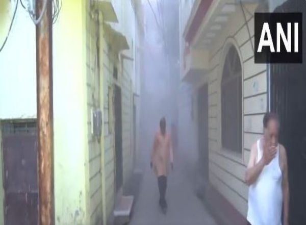 India News | MP: Fire Breaks out at Khasgi Bazar in Gwalior
