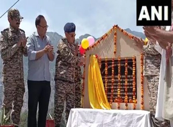India News | J-K: CRPF Commandant N Ranbir Singh Inaugurated Memorial for Martyred Personnel in Ramban