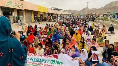 World News | Balochistan: Khuzdar, Washuk Witness Protests Against Crackdown on Baloch Yakjehti Committee