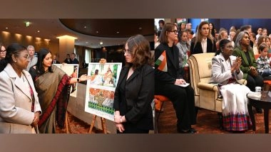 World News | President Murmu Watches Special Puppet Show Based on Ramayana, Views Exhibition of Paintings in Slovakia