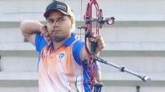 Sports News | Archery World Cup 2025 Auburndale: India Open Account with Bronze Medal in Men's Team Compound